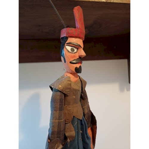 Marionnette Ancienne Asie Mineure  Guérrier 