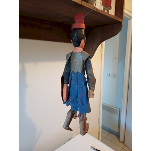 Marionnette Ancienne Asie Mineure  Guérrier 