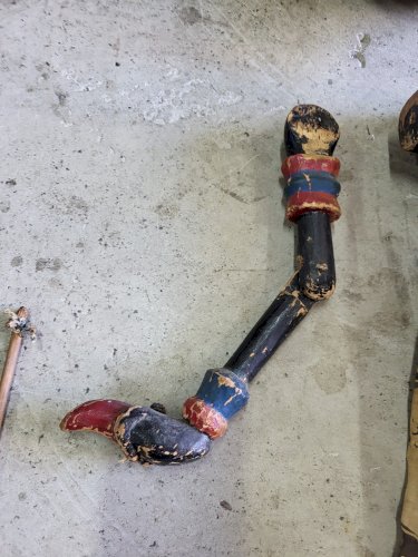 MARIONNETTE INDONESIENNE JAVANESE WAYANG GOLEK DE 90 CM DE HAUT A RESTAURER