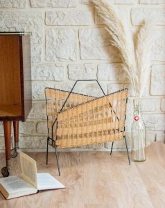 Marius, the wicker magazine holder No. 206
