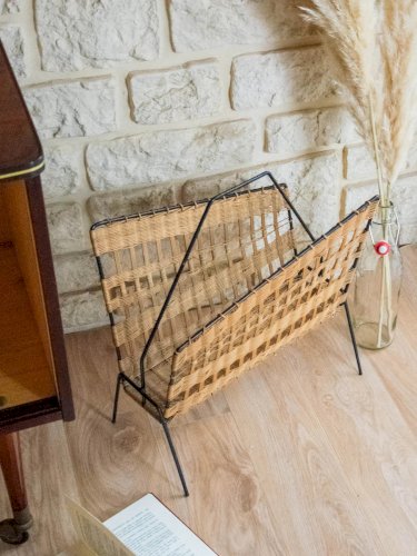 Marius, le porte-revues en osier N°206