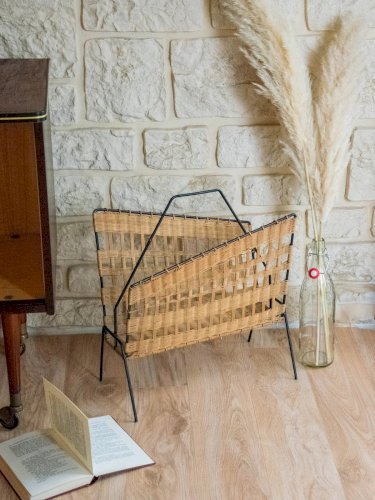 Marius, le porte-revues en osier N°206