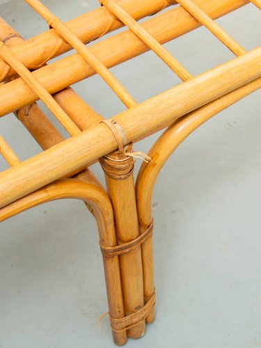 Martine, la banquette en osier N°27