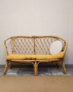 Martine, the rattan bench No. 33