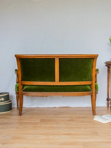 Martine, la banquette en velours N°34