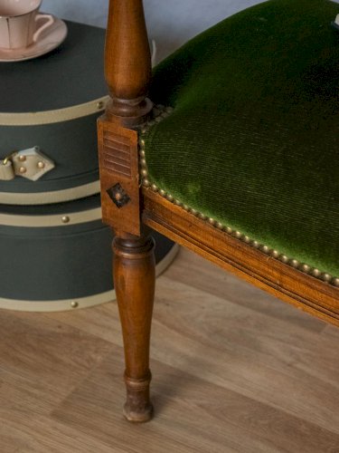 Martine, la banquette en velours N°34