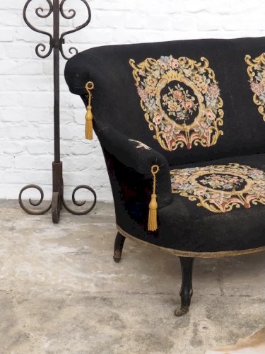 Martine, la banquette style Napoléon III N°38