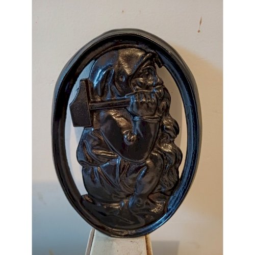 Mascaron Fonte Personnage au marteau  Forgeron 