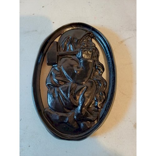Mascaron Fonte Personnage au marteau  Forgeron 