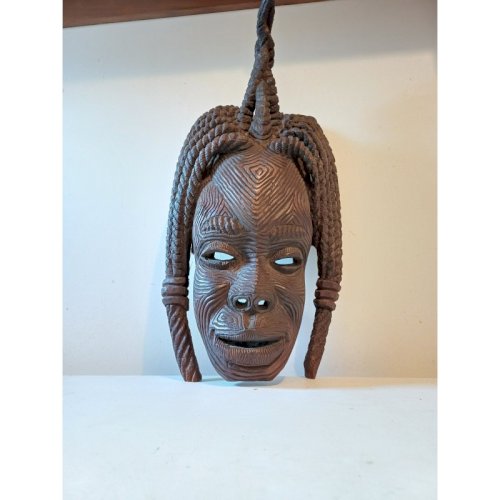 Masque Africain Bois Cote dIvoire Baoulé