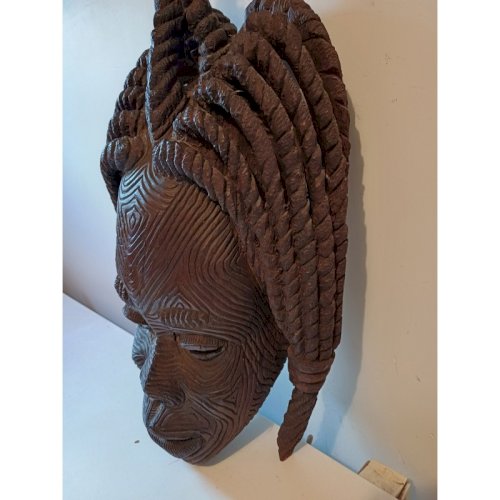 Masque Africain Bois Cote dIvoire Baoulé