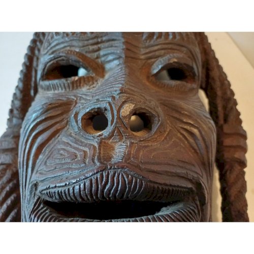 Masque Africain Bois Cote dIvoire Baoulé