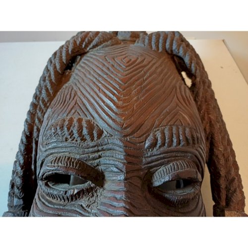 Masque Africain Bois Cote dIvoire Baoulé