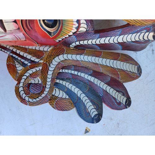 Masque Bois Aztéque