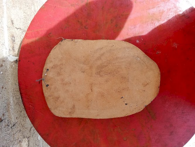 Masque émaillé fait main