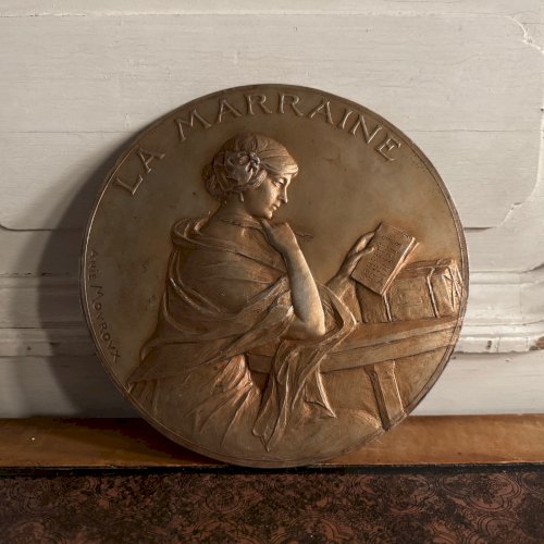Matrice médaille par Anie Mouroux La Marraine XXe M3585