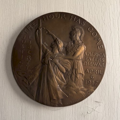 Matrice médaille par Anie Mouroux The Hour has Come Justice Liberty 1917 M3589