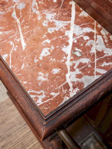 Max, le porte-manteau en bois et marbre N°216