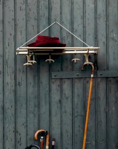 Max, the golden brass coat rack No. 223