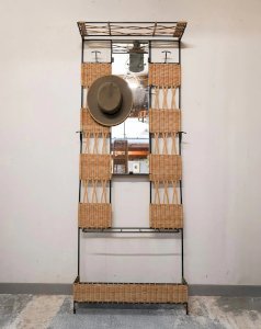 Max, the wicker and metal coat rack No. 224