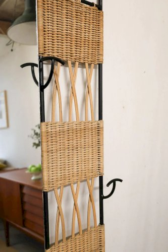 Max, le porte-manteau en osier et métal N°224