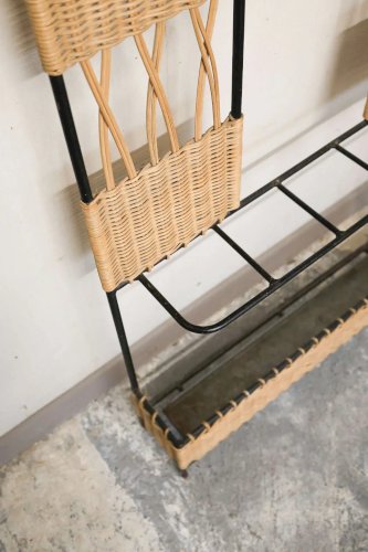 Max, le porte-manteau en osier et métal N°224