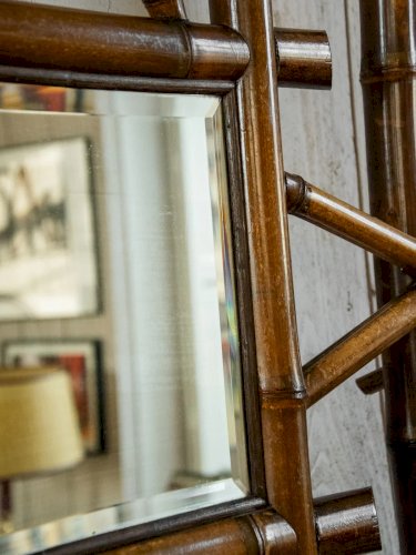 Max, le porte-manteau miroir en bambou N°218