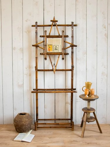 Max, le porte-manteau miroir en bambou N°218