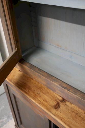 Maximilien, le grand vaisselier bois foncé et gris N°27