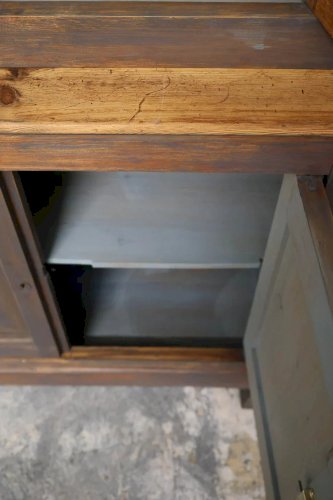 Maximilien, le grand vaisselier bois foncé et gris N°27