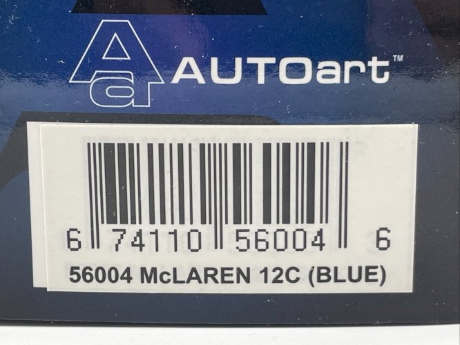 McLaren MP4-12C (2011) 1/43 AutoArt