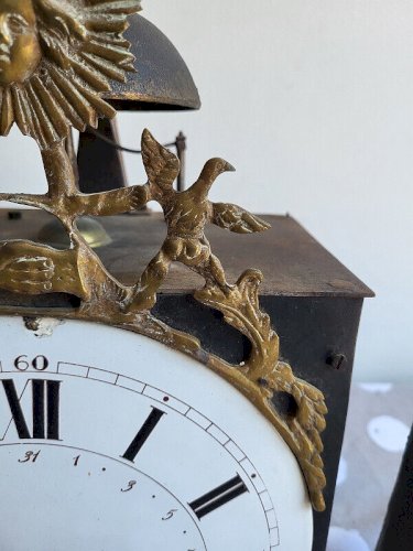 MECANISME D'HORLOGE COMTOISE AU SOLEIL