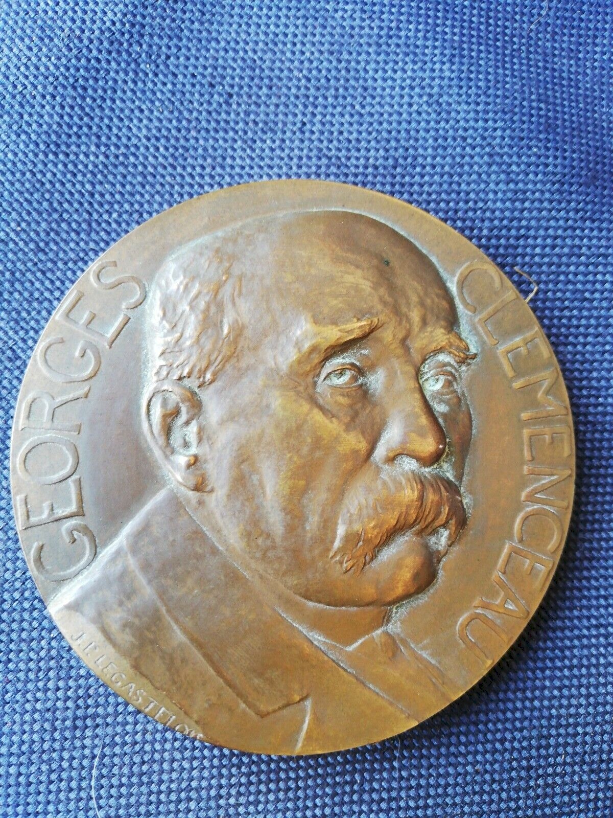 Rare Grosse Médaille Dijon 1899 Fête Fédérale de Gymnastique Bronze