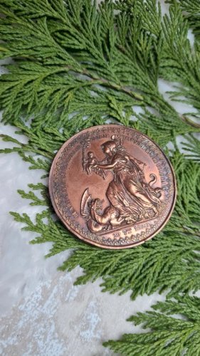 Médaille ancienne rare 1820 Comte de Chambord 1885
