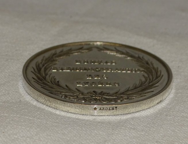 -MEDAILLE ARGENT BUREAU D'ADMINISTRATION DES LYCEES MINISTERE INSTRUCTION PUB. D