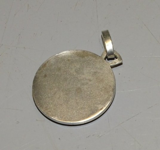 -MEDAILLE ARGENT SAINT CHRISTOFLE Poinçon CRABE COLLECTION BIJOU PENDENTIF   D