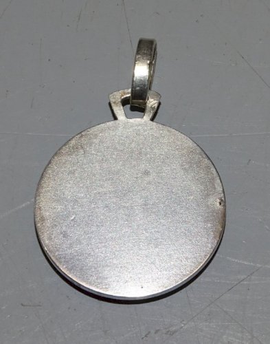 -MEDAILLE ARGENT SAINT CHRISTOFLE Poinçon CRABE COLLECTION BIJOU PENDENTIF   D