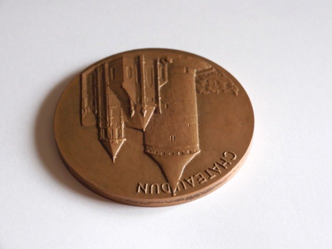 -MEDAILLE BRONZE CHATEAUDUN AMICALE des ANCIENS  de la TNB  22/06/1958  D