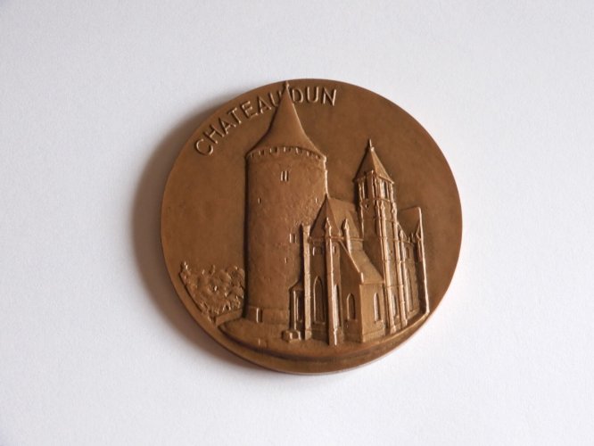 -MEDAILLE BRONZE CHATEAUDUN AMICALE des ANCIENS  de la TNB  22/06/1958  D