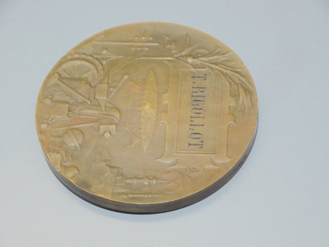 -MEDAILLE BRONZE EXPOSITION PARIS 1900 Graveur Georges LEMAIRE attribuée     D