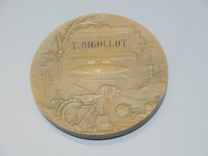 -MEDAILLE BRONZE EXPOSITION PARIS 1900 Graveur Georges LEMAIRE attribuée     D