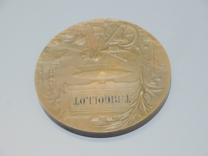 -MEDAILLE BRONZE EXPOSITION PARIS 1900 Graveur Georges LEMAIRE attribuée     D
