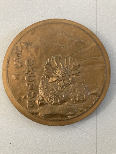 Médaille Bronze Les Cactus Art Daniel David Monnaie De Paris 1980