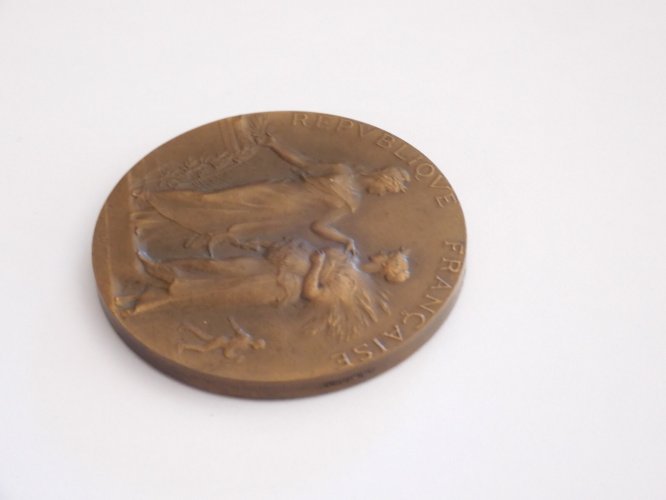 -MÉDAILLE BRONZE MINISTERE de l'Agriculture Statistique AGRICOLE Alphée DUBOIS D
