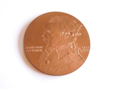 -MEDAILLE Bronze MONNAIE de PARIS JACQUES DENIS ANTOINE 1733/1801 R.JOLY  D