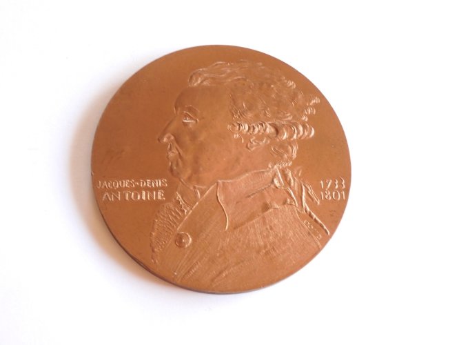 -MEDAILLE Bronze MONNAIE de PARIS JACQUES DENIS ANTOINE 1733/1801 R.JOLY  D