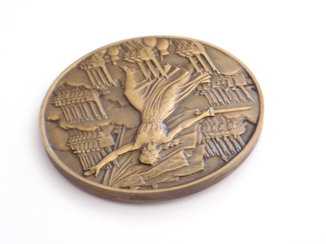 -MEDAILLE BRONZE ROUGET de LISLE  1769/1836  Georges GUIRAUD Marseillaise  D