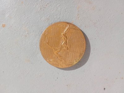 médaille calendrier (Adam et Ève), par Corbin, 1968 Paris