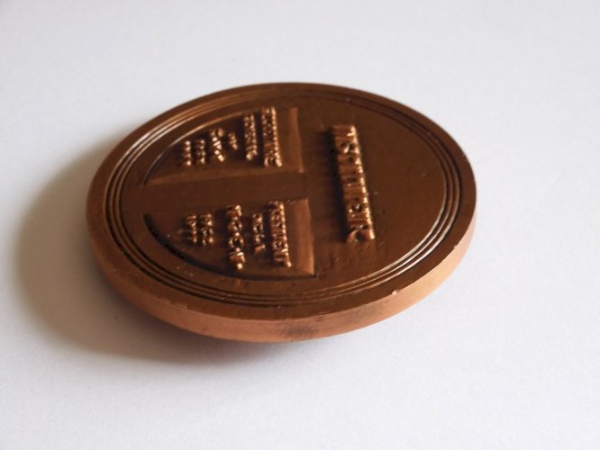 -MEDAILLE CUIVRE 1979 DENIS FORESTIER INSTITUTEUR 1911/78 graveur COLLAMARINI  D