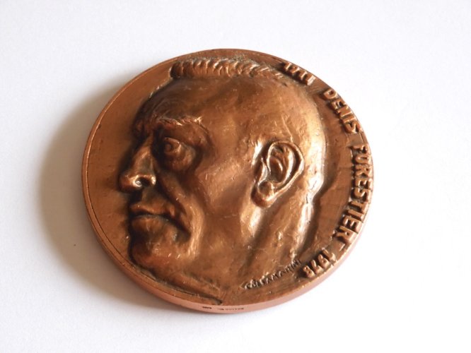 -MEDAILLE CUIVRE 1979 DENIS FORESTIER INSTITUTEUR 1911/78 graveur COLLAMARINI  D